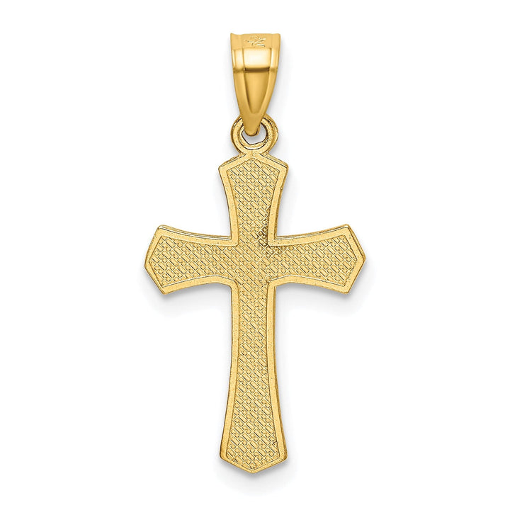 Lovely Rita's Charms & Pendants 14K Yellow Gold Classic D.C Crucifix Cross Pendant