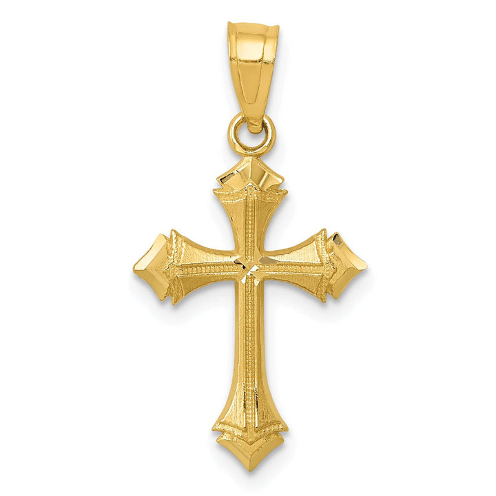 Lovely Rita's Charms & Pendants 14K Yellow Gold Classic D.C Passion Cross Pendant