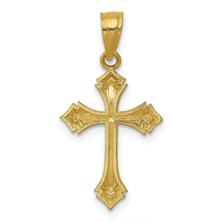 Lovely Rita's Charms & Pendants 14K Yellow Gold Classic D.C Passion Cross Pendant