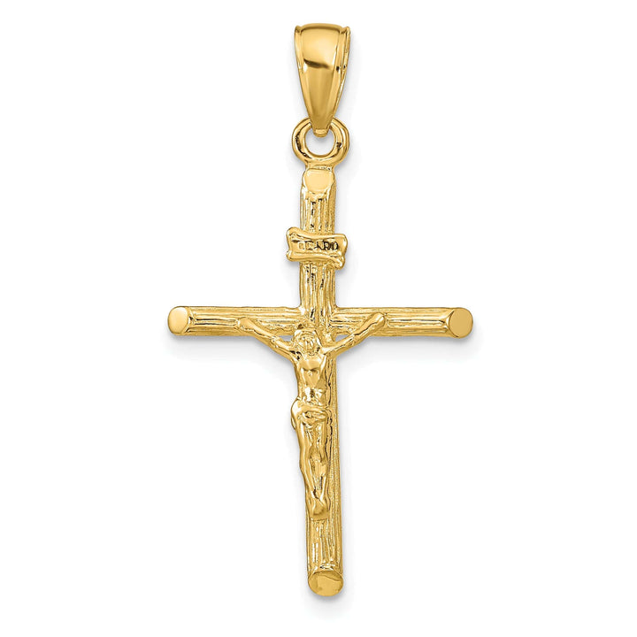 Lovely Rita's Charms & Pendants 14K Yellow Gold Classic INRI Cross Pendant