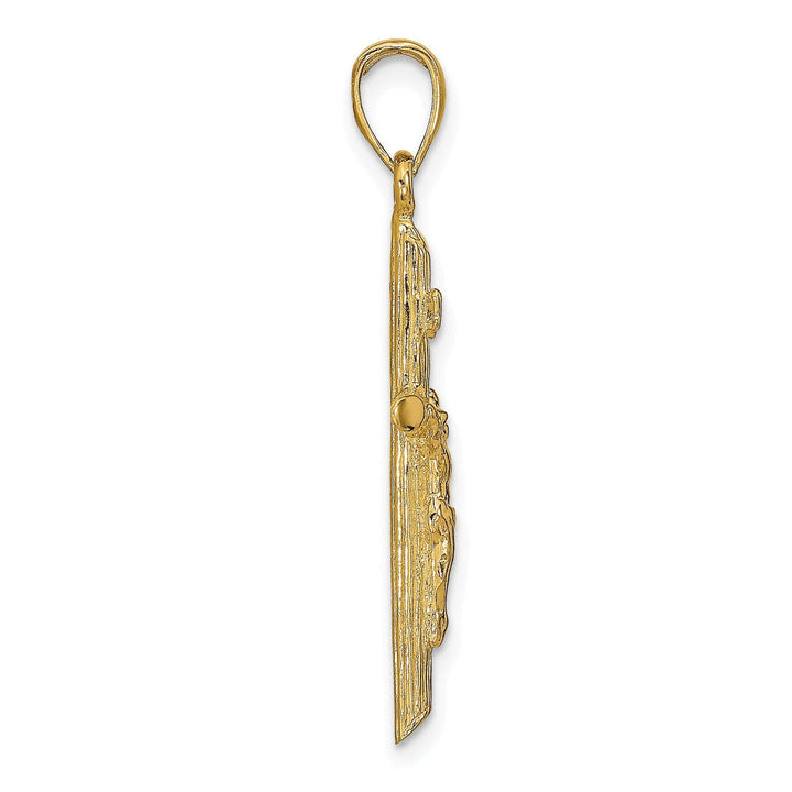 Lovely Rita's Charms & Pendants 14K Yellow Gold Classic INRI Cross Pendant