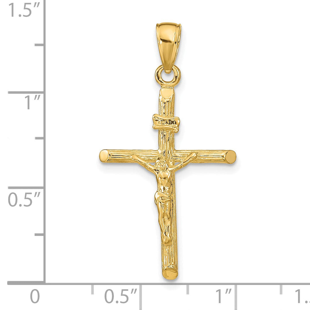Lovely Rita's Charms & Pendants 14K Yellow Gold Classic INRI Cross Pendant