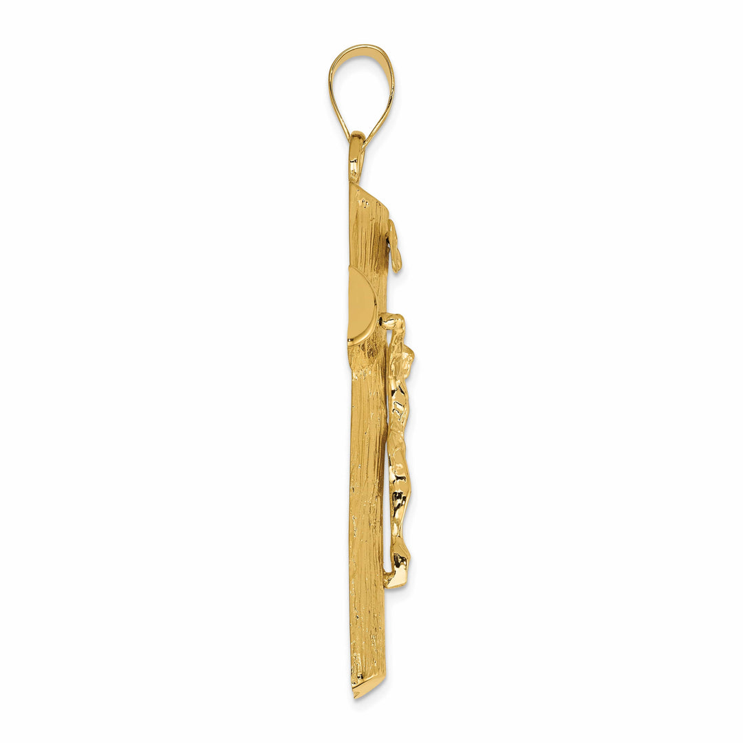 Lovely Rita's Charms & Pendants 14K Yellow Gold Classic Large Tree INRI Cross Pendant