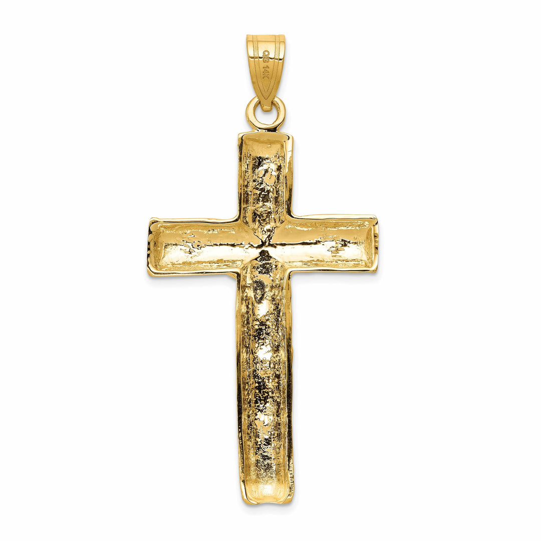 Lovely Rita's Charms & Pendants 14K Yellow Gold Classic Large Tree INRI Cross Pendant