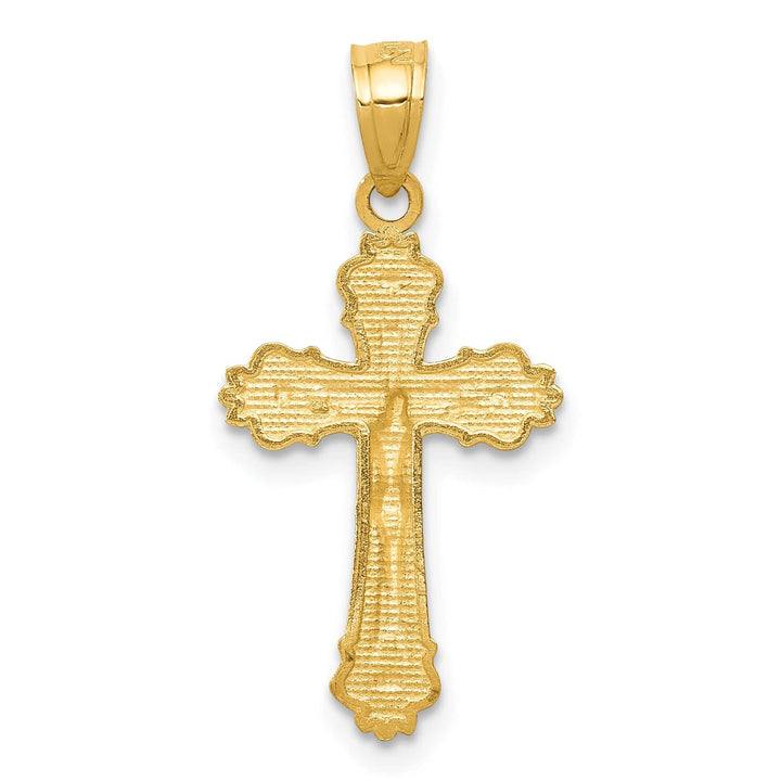 Lovely Rita's Charms & Pendants 14K Yellow Gold Classic Small Crucifix Cross Pendant