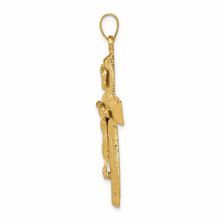 Lovely Rita's Charms & Pendants 14K Yellow Gold Classic Tree INRI Cross Pendant