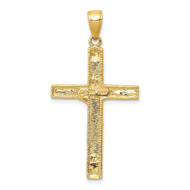 Lovely Rita's Charms & Pendants 14K Yellow Gold Contemporary INRI Cross Pendant