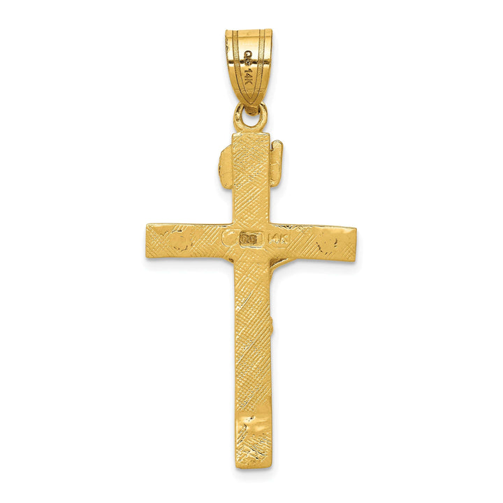 Lovely Rita's Charms & Pendants 14K Yellow Gold Elegant INRI Cross Pendant