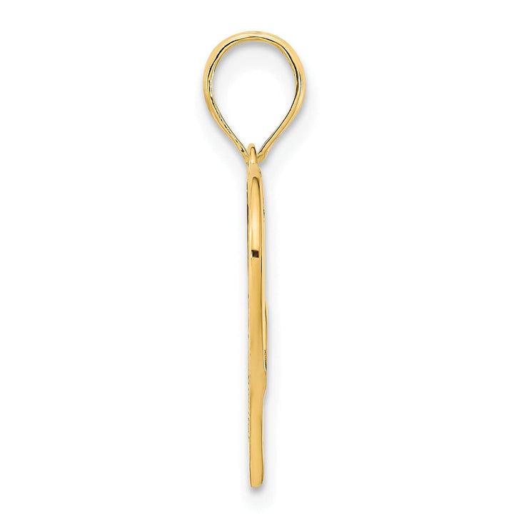 Lovely Rita's Charms & Pendants 14k Yellow Gold Fancy Designe Heart Pendant