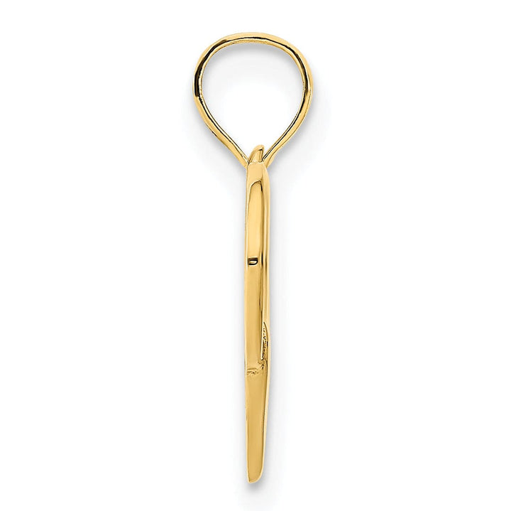 Lovely Rita's Charms & Pendants 14k Yellow Gold Fancy Heart Design Pendant