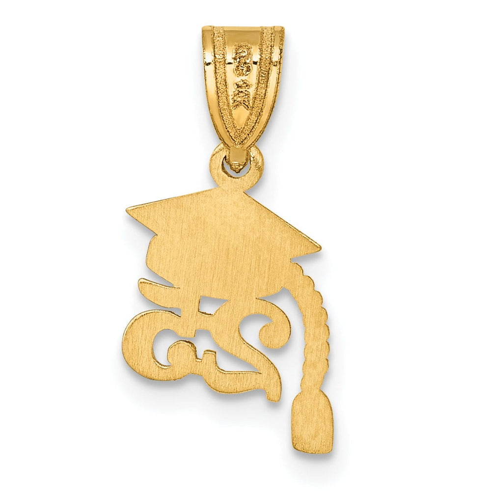 Lovely Rita's Charms & Pendants 14K Yellow Gold Graduation Cap 25 Tassel Charm