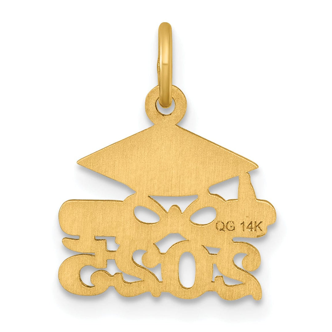 Lovely Rita's Charms & Pendants 14K Yellow Gold Graduation Cap Diploma 2025 Charm
