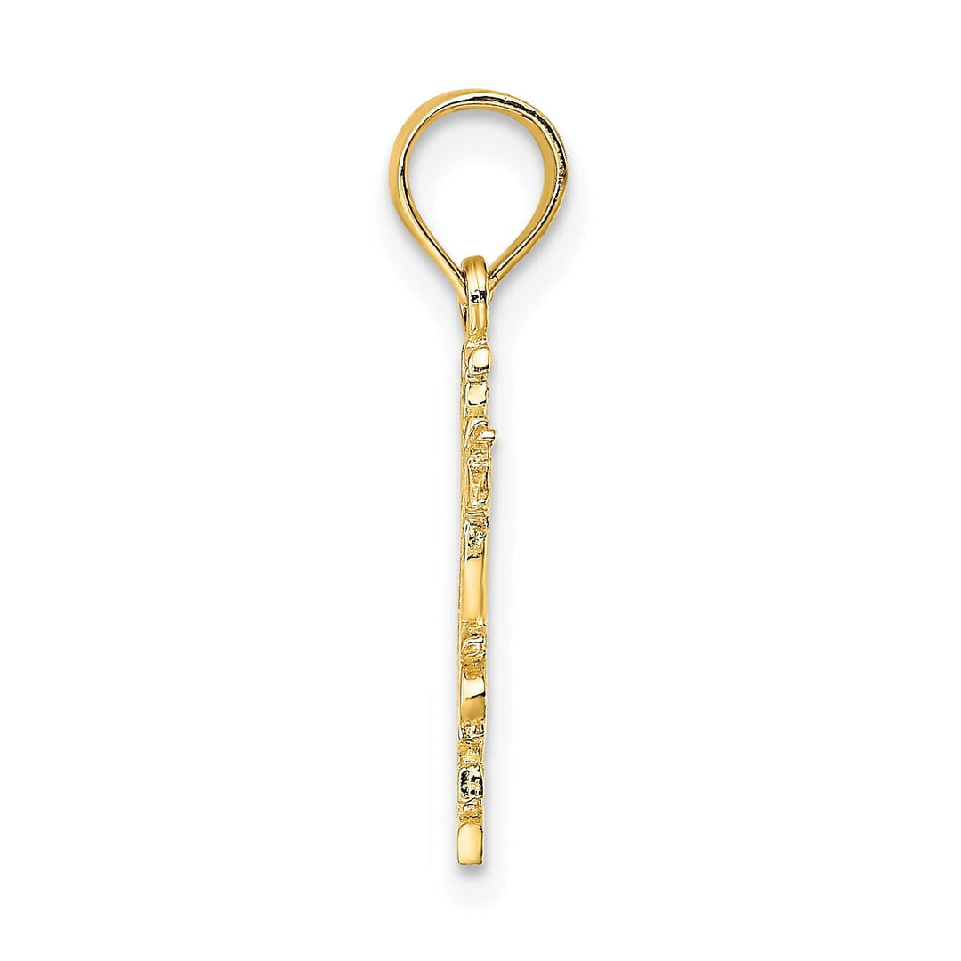 Lovely Rita's Charms & Pendants 14k Yellow Gold HE LOVES ME Heart Design Pendant