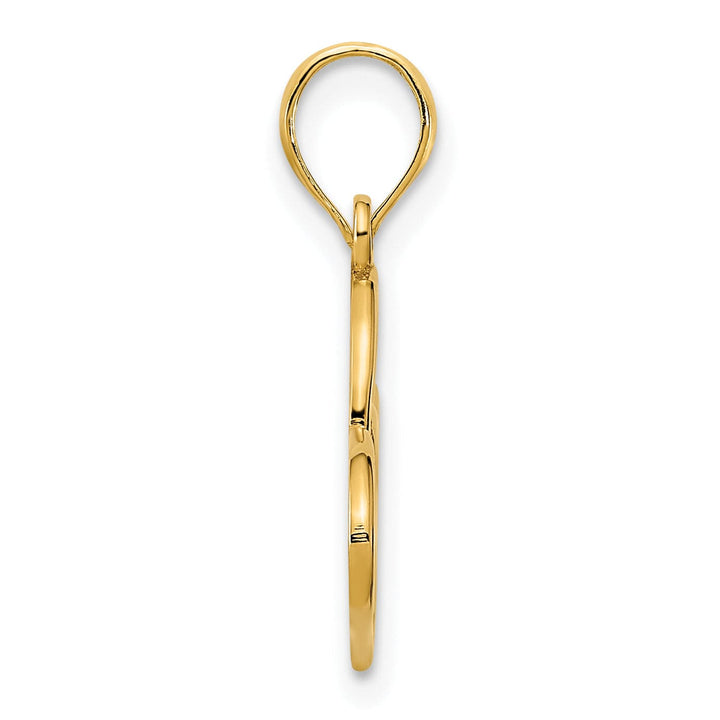 Lovely Rita's Charms & Pendants 14k Yellow Gold Heart LOVE Infinity Symbol Charm