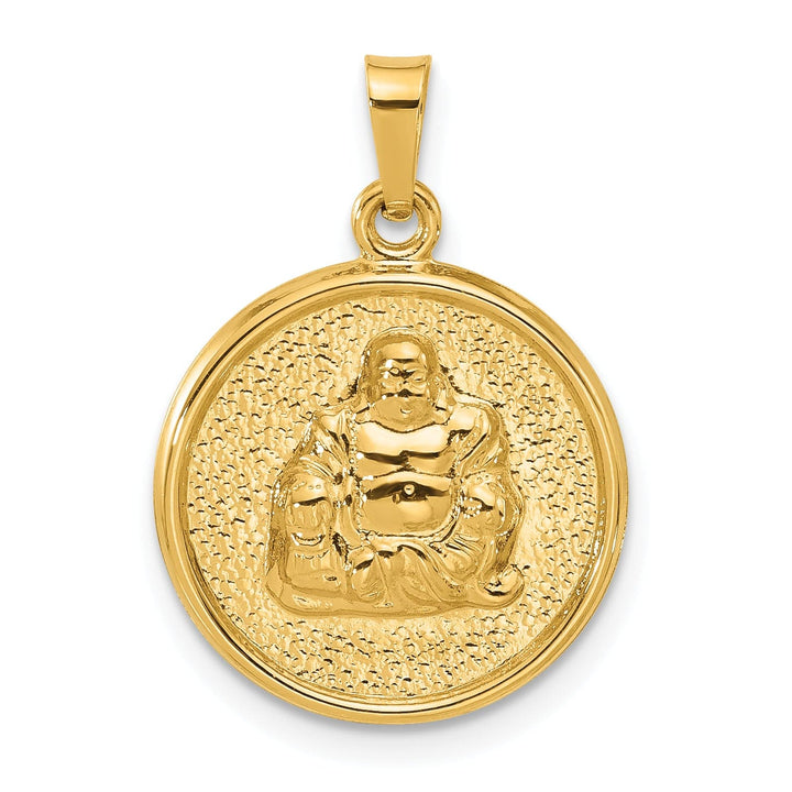 Lovely Rita's Charms & Pendants 14K Yellow Gold Hollow Buddha Charm Pendant