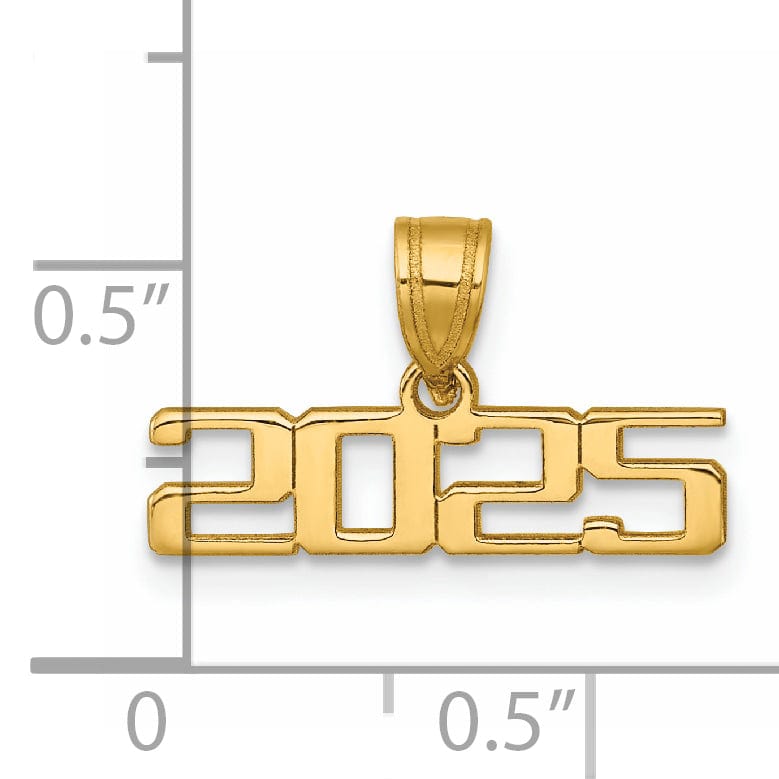 Lovely Rita's Charms & Pendants 14K Yellow Gold  Horizontal Design 2025 Charm