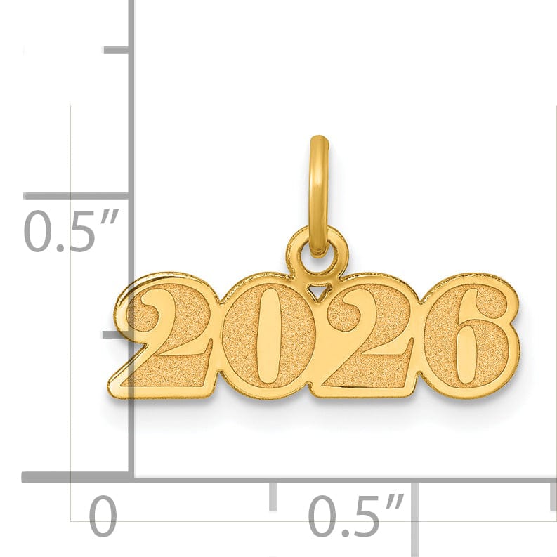 Lovely Rita's Charms & Pendants 14k Yellow Gold Horizontal Design 2026 Charm