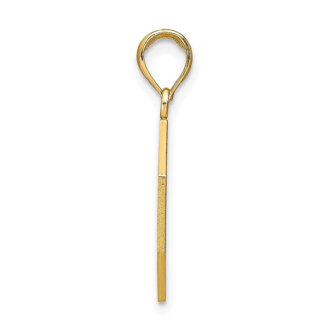 Lovely Rita's Charms & Pendants 14k Yellow Gold I'LL NEVER STOP LOVING YOU Stopsign Pendant