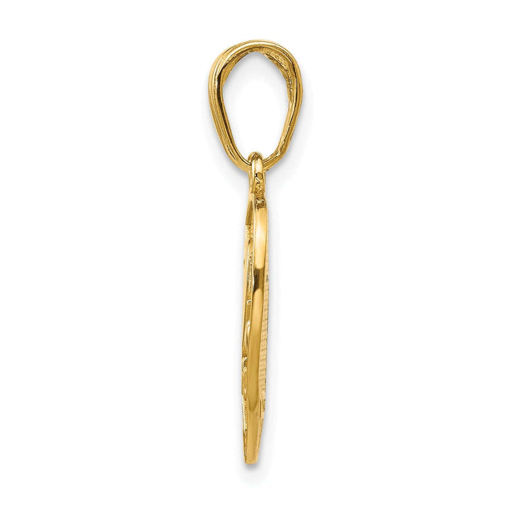 Lovely Rita's Charms & Pendants 14k Yellow Gold I LOVE YOU Break Apart Heart Charm Pendant