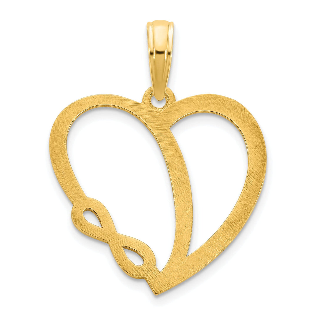 Lovely Rita's Charms & Pendants 14k Yellow Gold Infinity Heart Charm