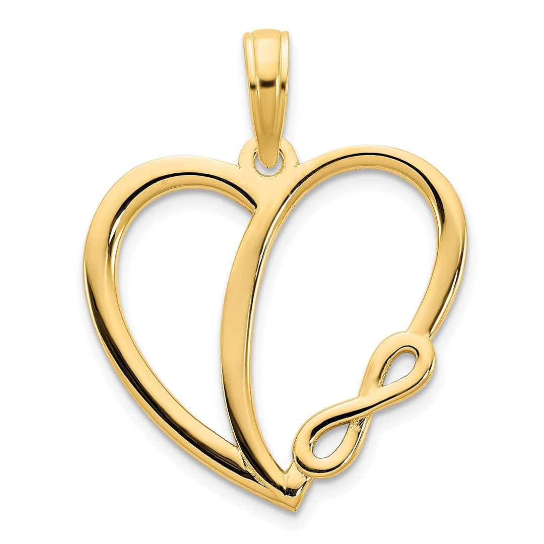 Lovely Rita's Charms & Pendants 14k Yellow Gold Infinity Heart Charm