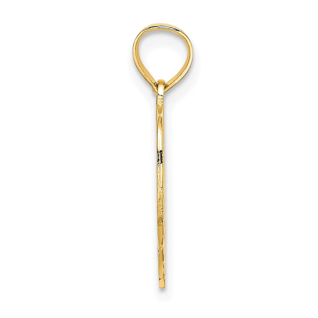 Lovely Rita's Charms & Pendants 14k Yellow Gold MOM in Heart Charm Pendant