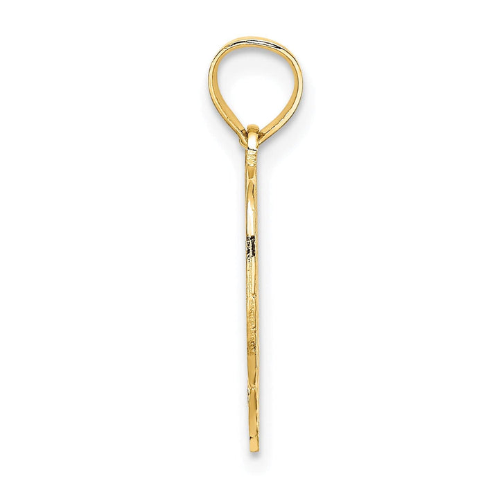 Lovely Rita's Charms & Pendants 14k Yellow Gold MOM in Heart Charm Pendant