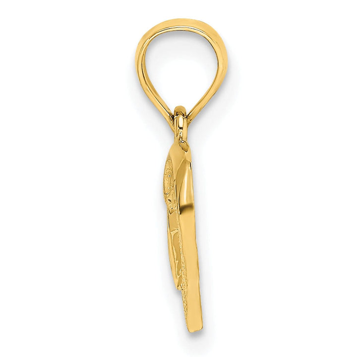 Lovely Rita's Charms & Pendants 14k Yellow Gold Open Mini Heart Pendant