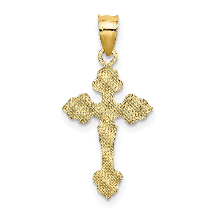 Lovely Rita's Charms & Pendants 14K Yellow Gold Ornate Fancy Tips Crucifix Cross Pendant
