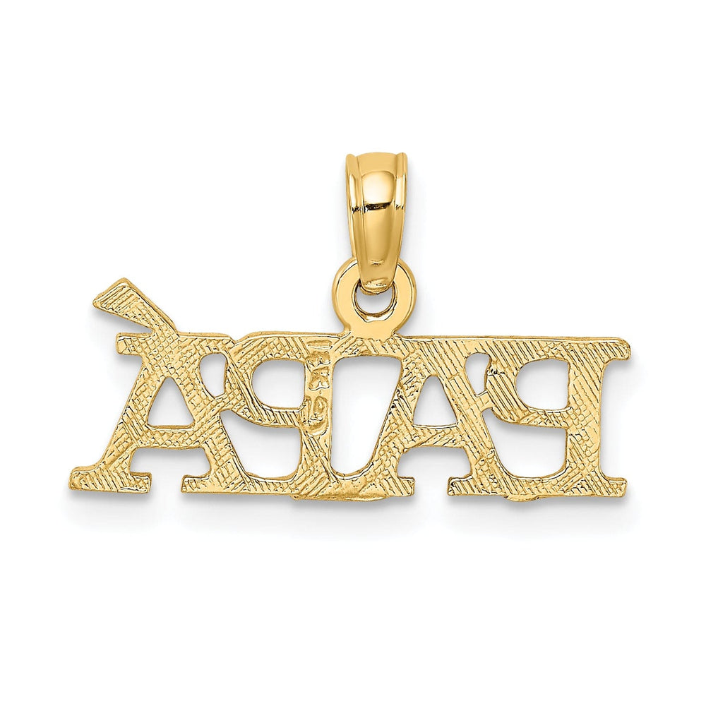 Lovely Rita's Charms & Pendants 14k Yellow Gold PAPA Design Charm Pendant