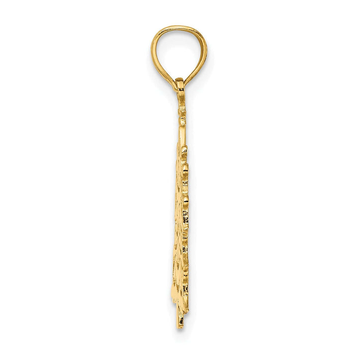 Lovely Rita's Charms & Pendants 14k Yellow Gold Polished Christmas Tree Charm Pendant