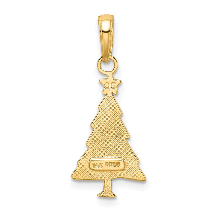 Lovely Rita's Charms & Pendants 14k Yellow Gold Polished Christmas Tree Pendant