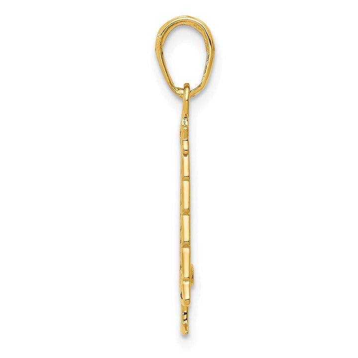 Lovely Rita's Charms & Pendants 14k Yellow Gold Polished Christmas Tree Pendant