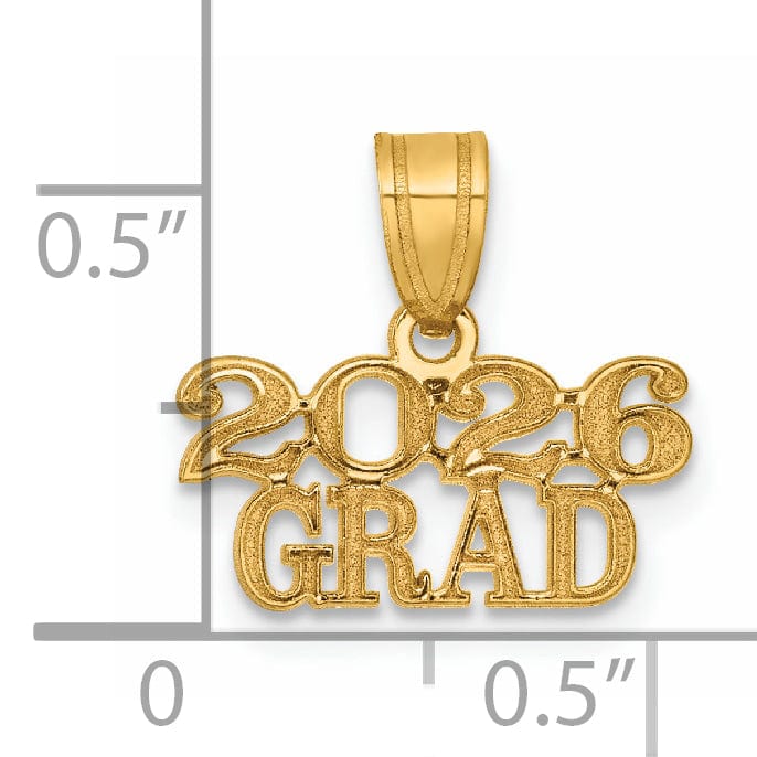 Lovely Rita's Charms & Pendants 14k Yellow Gold Polished Finish 2026 GRAD Charm