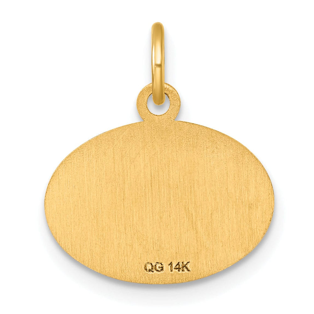 Lovely Rita's Charms & Pendants 14k Yellow Gold Polished Oval CLASS OF 2025 Charm