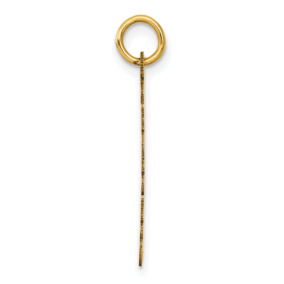 Lovely Rita's Charms & Pendants 14k Yellow Gold Polished Satin Finish Vertical 2026 Charm