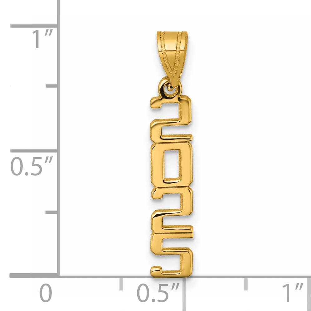 Lovely Rita's Charms & Pendants 14K Yellow Gold Polished Vertical 2025 Charm