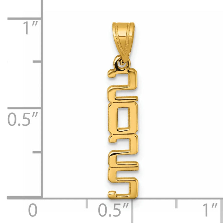 Lovely Rita's Charms & Pendants 14K Yellow Gold Polished Vertical 2025 Charm