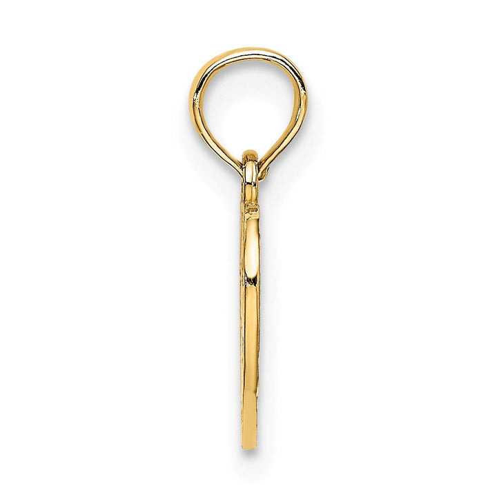 Lovely Rita's Charms & Pendants 14k Yellow Gold SWEET 16 in Heart Design Pendant