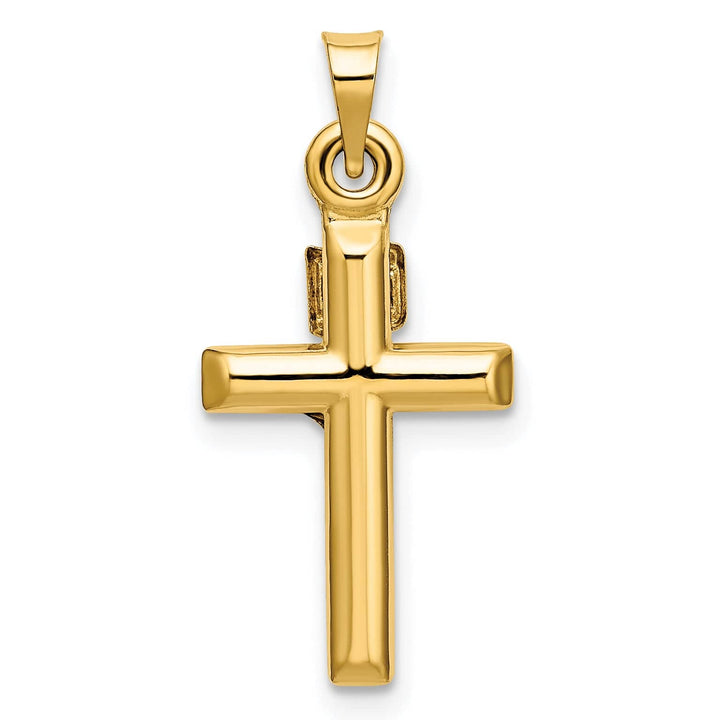 Lovely Rita's Charms & Pendants 14K Yellow Gold Timeless Hollow INRI Cross Pendant