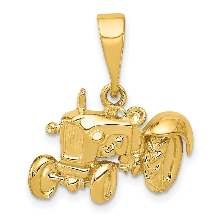 Lovely Rita's Charms & Pendants 14k Yellow GoldPolished Finish Farm Tractor Pendant