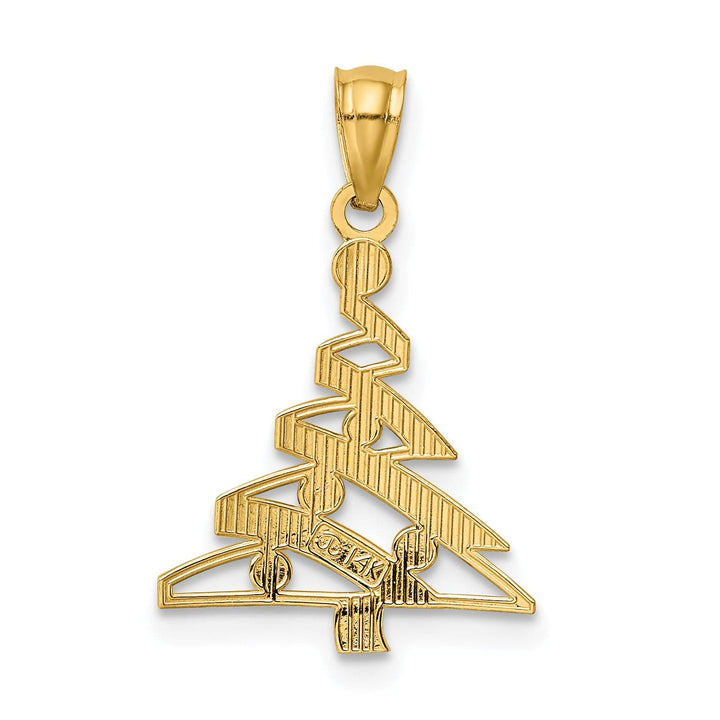 Lovely Rita's Charms & Pendants 14k Yellow, White Gold Christmas Tree Pendant