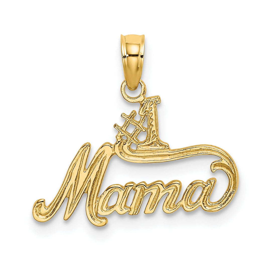 Lovely Rita's Charms & Pendants 14kt Yellow Gold #1 MAMA Charm Pendant