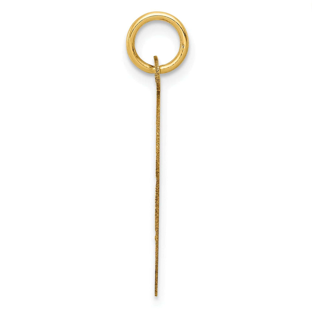 Lovely Rita's Charms & Pendants 14kt Yellow Gold A DATE TO REMEMBER Design Disc Pendant