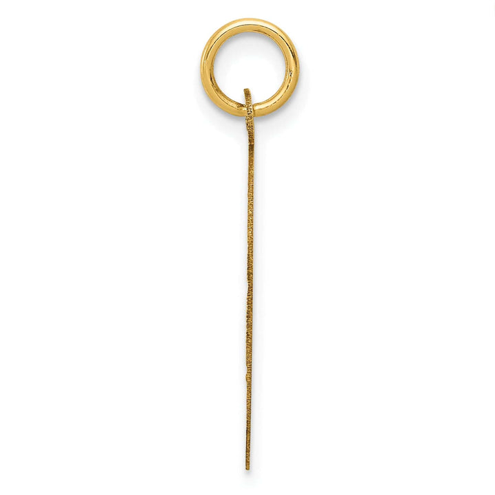 Lovely Rita's Charms & Pendants 14kt Yellow Gold A DATE TO REMEMBER Design Disc Pendant