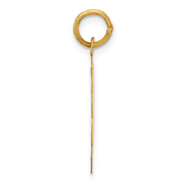 Lovely Rita's Charms & Pendants 14kt Yellow Gold A DATE TO REMEMBER Disc Pendant