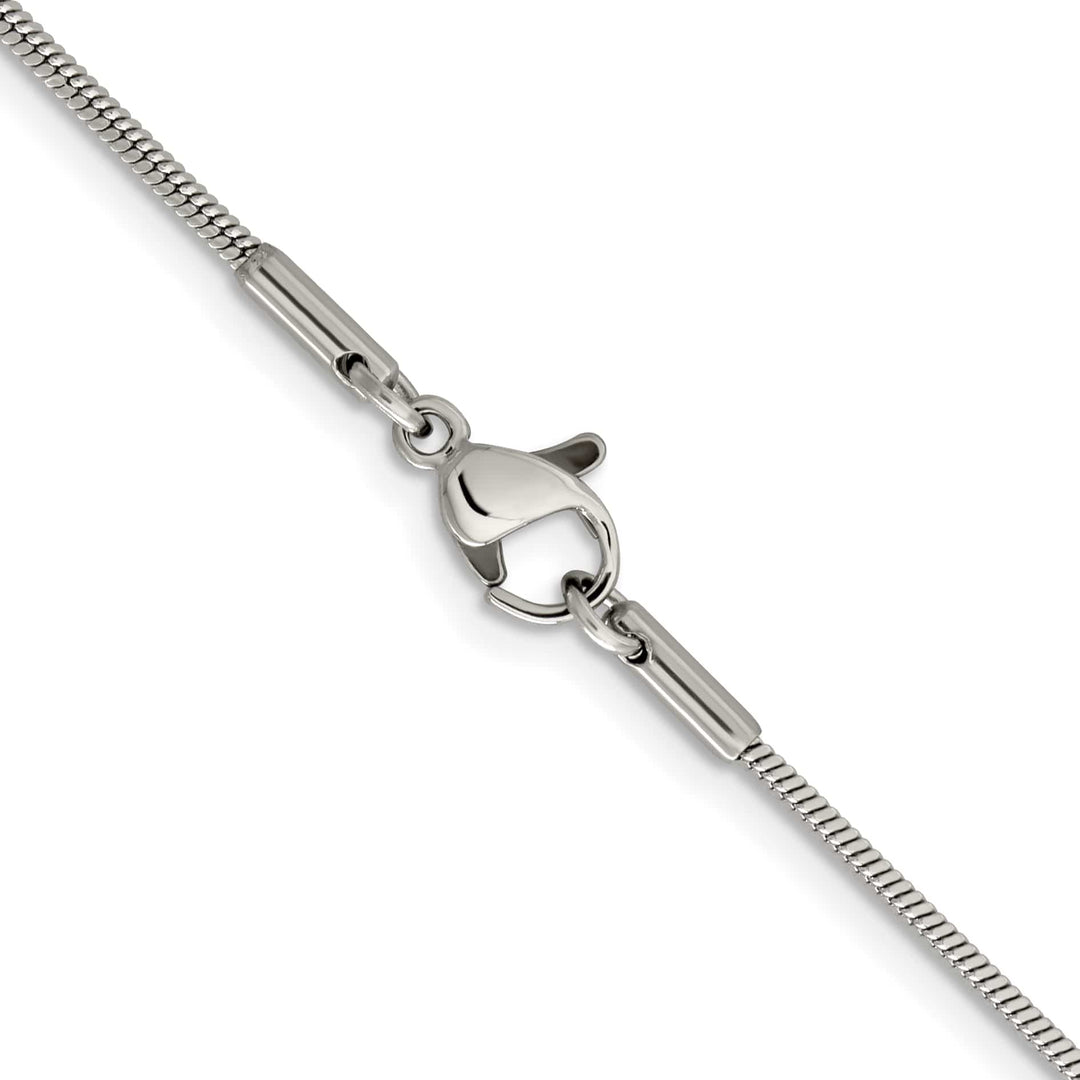 Chisel Stainless Steel 1.2mm Square Snake Chain
