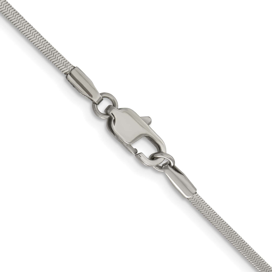 Chisel Stainless Steel 1.5mm Square Snake Chain