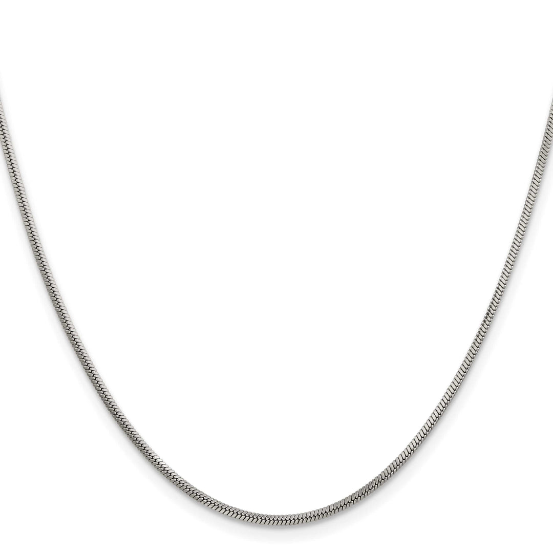 Chisel Stainless Steel 1.5mm Square Snake Chain