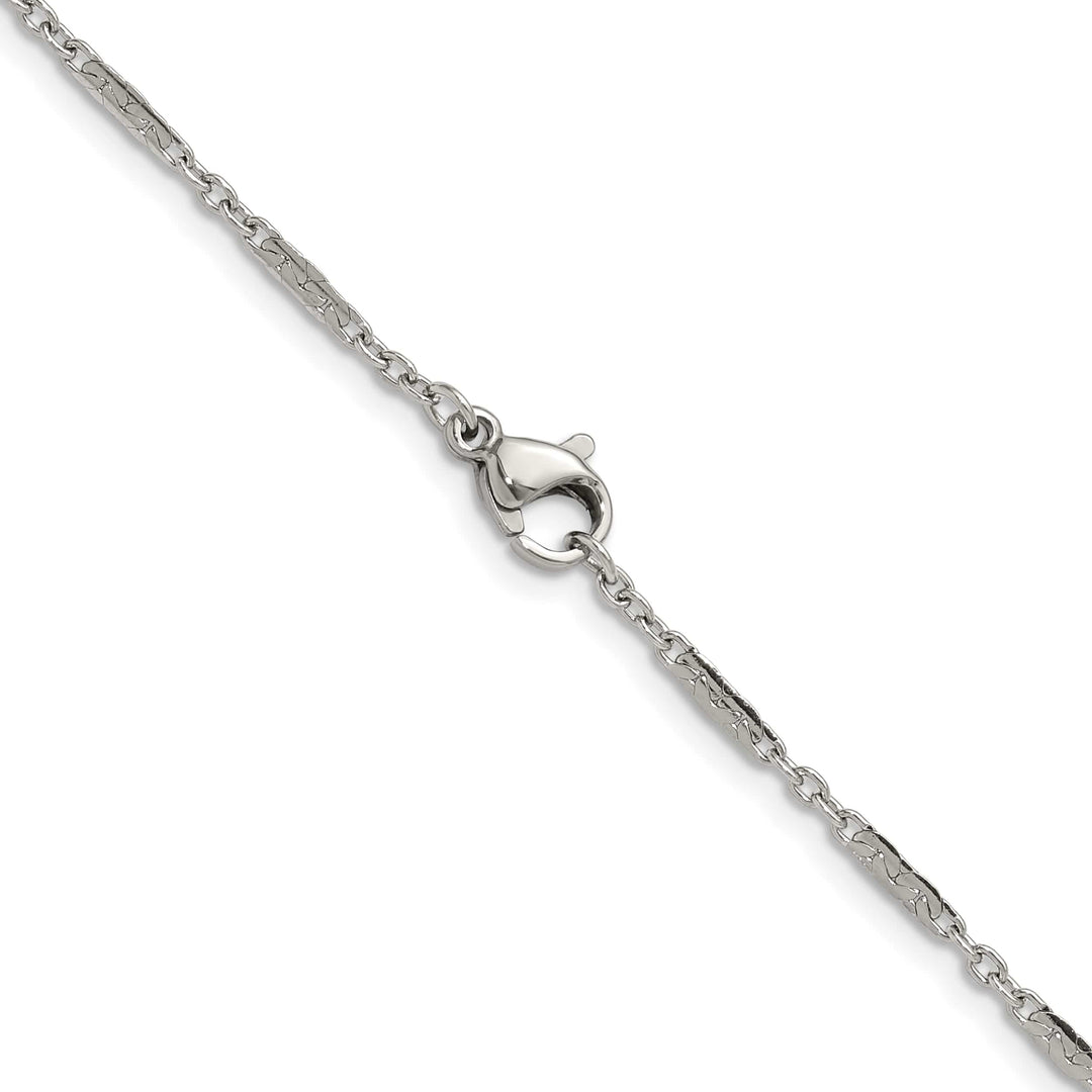 Chisel Stainless Steel 1.8mm Fancy Link Chain